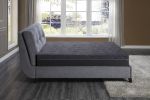 11-inch California King Bed Mattress Gel-Infused Memory Foam Hybrid Mattress, Dark Gray, Mattress in a Box