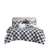 Checkered Comforter Set(Full/Queen)