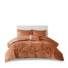 4 Pcs Velvet Comforter Set with Throw Pillow(Twin/Twin XL)