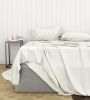 Bamboo Cotton Sheets Soft and Smooth with Viscose from Bamboo Ivory King Split