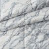 Marble Faux Fur Comforter Set