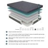 11-inch California King Bed Mattress Gel-Infused Memory Foam Hybrid Mattress, Dark Gray, Mattress in a Box