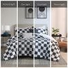 Checkered Comforter Set(Full/Queen)