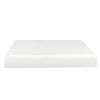 Plush 8 in. Medium Gel Memory Foam Mattress for Cal King Size Bed in a Box with Breathable Aloe Vera Cover, White