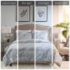 Marble Faux Fur Comforter Set