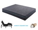 11-inch California King Bed Mattress Gel-Infused Memory Foam Hybrid Mattress, Dark Gray, Mattress in a Box