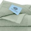 Luxury Green Bath Towel Set Combed Cotton Hotel Quality Absorbent 8 Piece Towels | 2 Bath Towels | 2 Hand Towels | 4 Washcloths