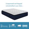 KING SIZE- Opulence 14" Plush Pillow-Top Memory Foam Edge Support Pocket Spring Premium Hybrid Mattress