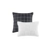 Checkered Comforter Set(Full/Queen)