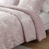 Crushed Velvet Sherpa Reversible Comforter Set