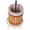 Fruit Wine Press and Crusher and Filter Bag,100% Nature Apple&Grape&Berries Crusher Manual Juice Maker for Kitchen