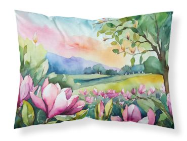 Louisiana Magnolias in Watercolor Standard Pillowcase Lightweight Super Soft Easy Care Decorative Artwork Pillowcase, Standard (Default: Default)