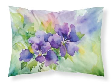 NEW New Jersey Violet in Watercolor Standard Pillowcase Lightweight Super Soft Easy Care Decorative Artwork Pillowcase, Standard (Default: Default)